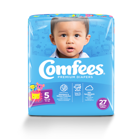 Comfees© by Attends Baby Diaper – Size 5 – Package of 27 Diapers –  Creekside Industries