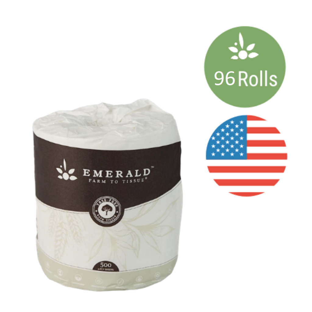 Emerald TreeFree™, BPA Free, Chlorine Free, USDA Certified Biobased Farm to Tissue® Septicsafe
